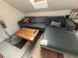 Ecksofa anthrazit farbig gebraucht