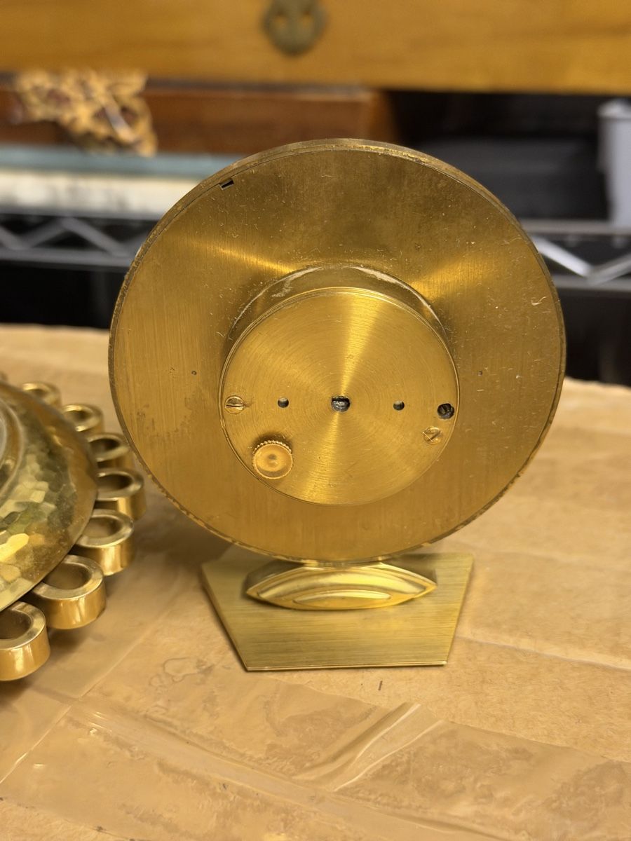 Altri elettrodomestici e apparecchi d’epoca: Barometer Metro Messing vintage Standmodell Goldfarben – Usato da Kollbrunn venduto da Jani2015 1