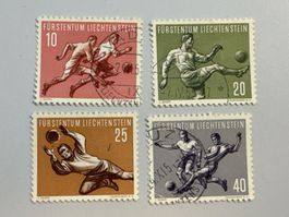 1954, Sportserie I, FL266-FL269, gestempelt