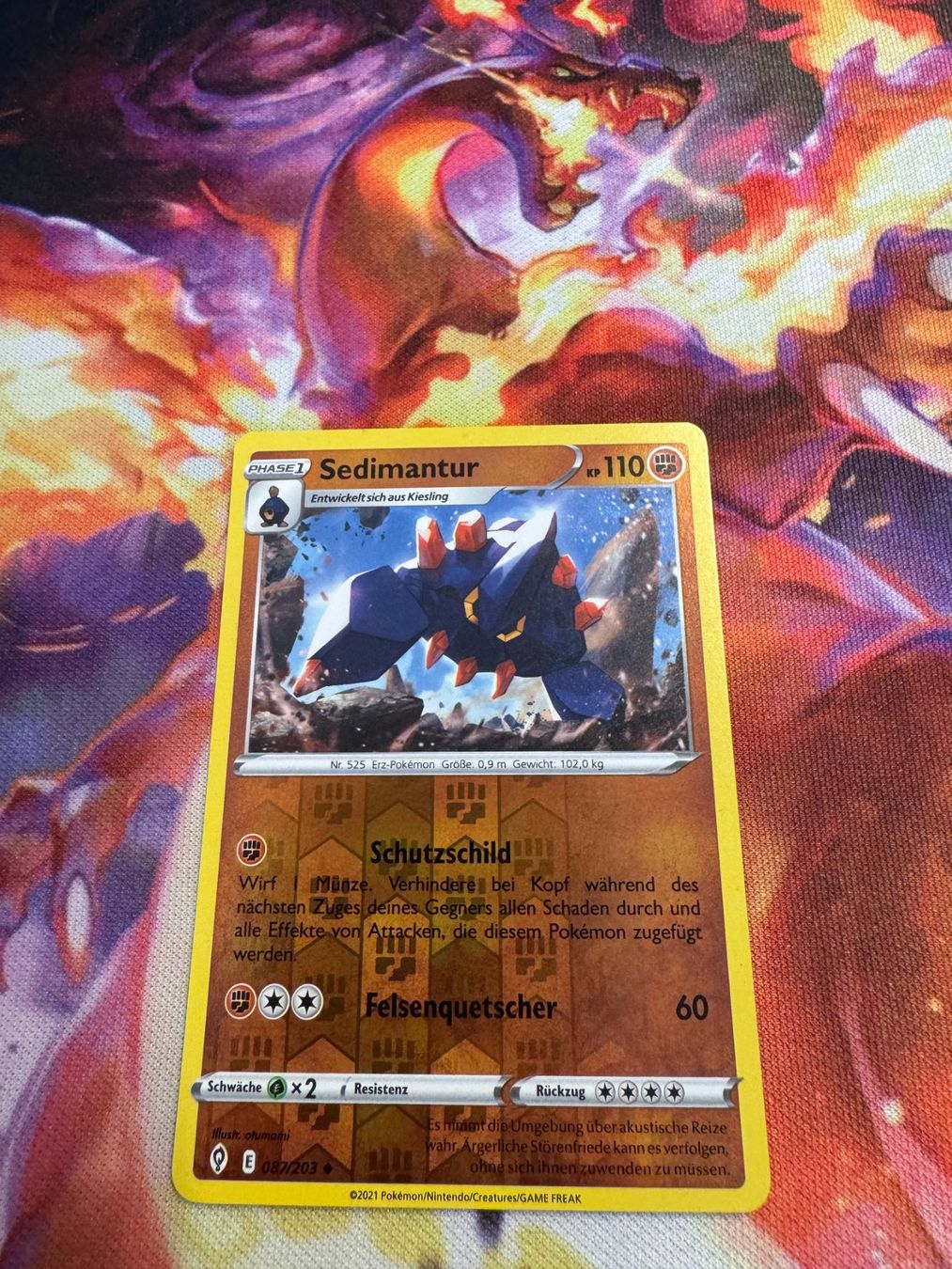 Pokémon Sammelbilder & Trading cards: Sedimantur (EVS 087) / Reverse Holo / Drachenwandel – Neu (gemäss Beschreibung) aus Bülach von CherryBlu