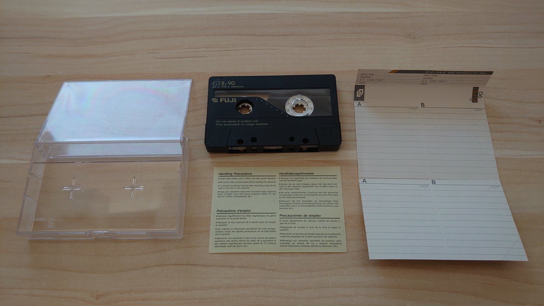 Musicassette: FUJI GT-IIx C90 – Usato da Pfäffikon SZ venduto da Wild0 3