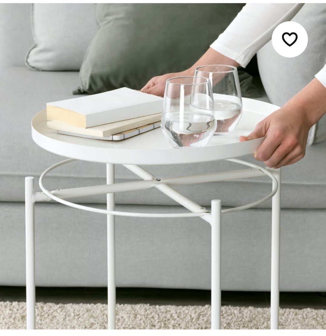 Ikea Comodini: Ikea weisse Tisch Tablettisch – Usato da Grenchen venduto da Wolfine 1