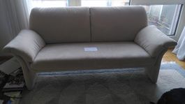 Gemütliches Sofa, Beige, guter Zustand! Alcantara,Kunstleder