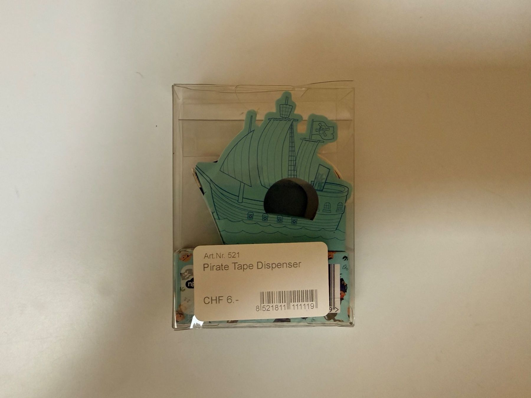 Alle Werkzeuge: NPW Pirate Schiffs Klebebandabroller neu – Neu und originalverpackt aus Zug von isdach 1