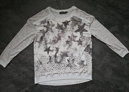 Capuccino Shirt, Grau mit Sternen, Grösse 38, Top Zustand!