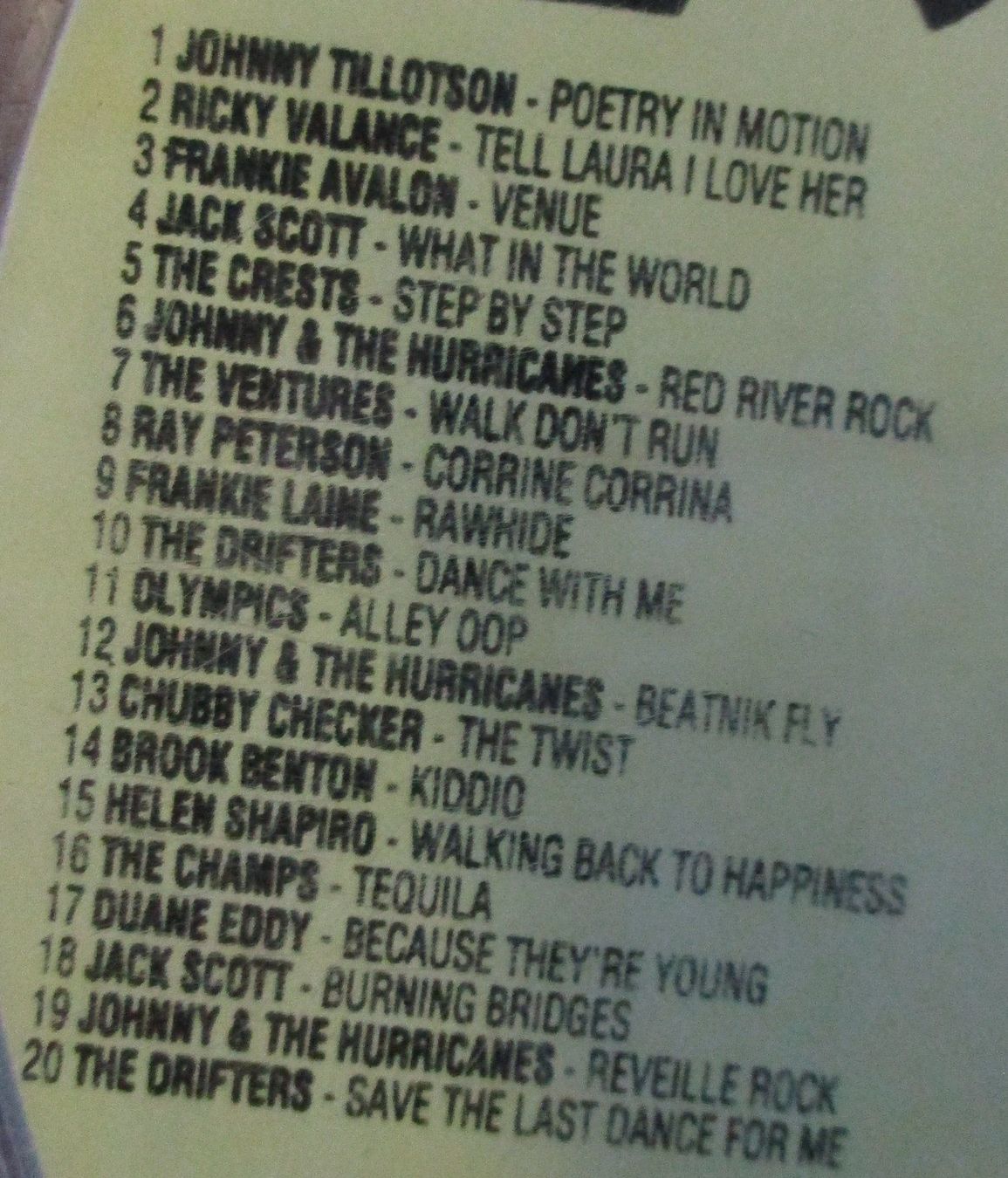 CD: CD  Sammlung THE SIXTIES / Total 10 CD`s – Usato da Flumenthal venduto da novbra 1