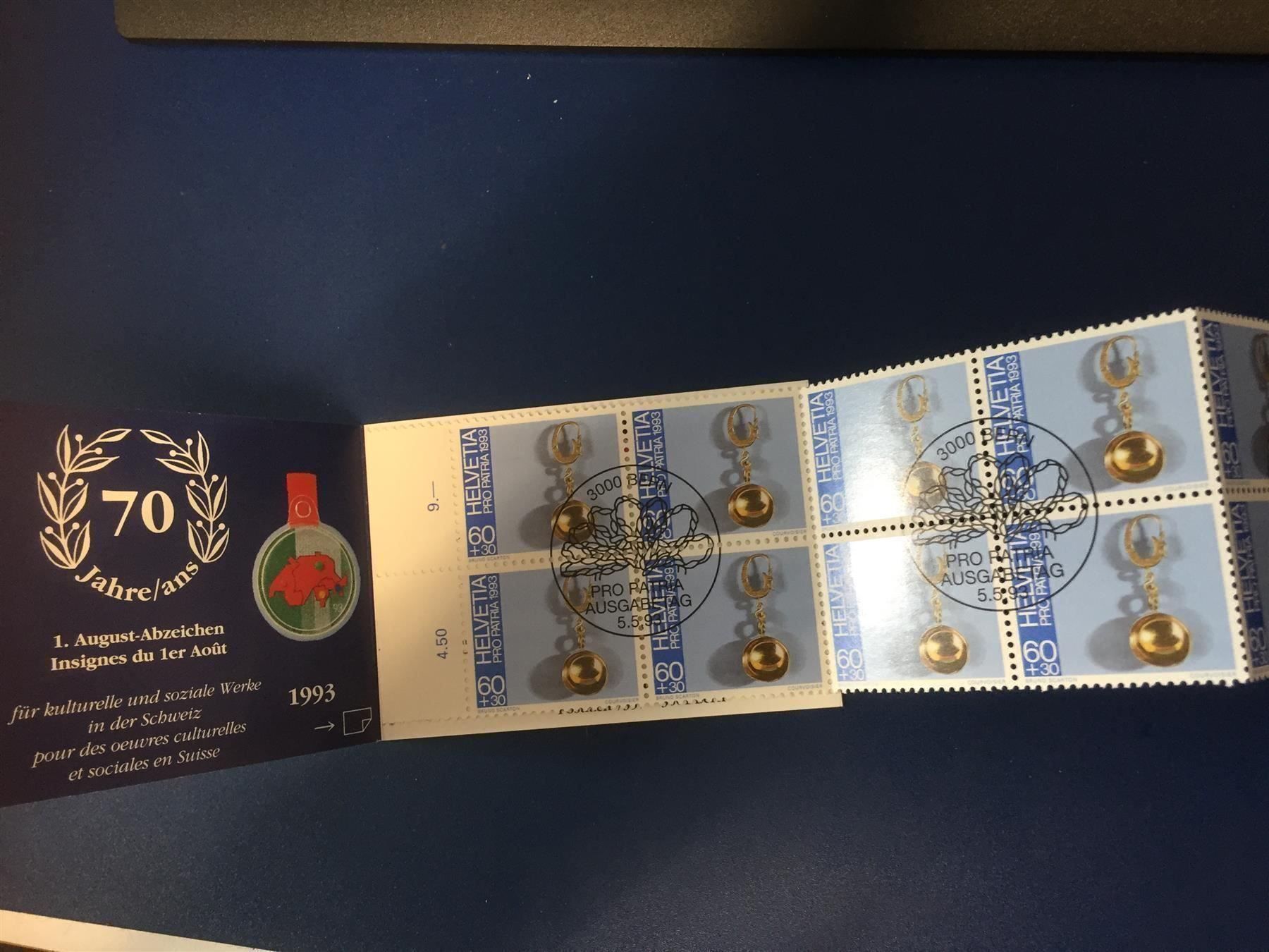 Alle Briefmarken: Markenheft Pro Patria 1993 – Neu (gemäss Beschreibung) aus St. Margarethen TG von SGHerbst07 1