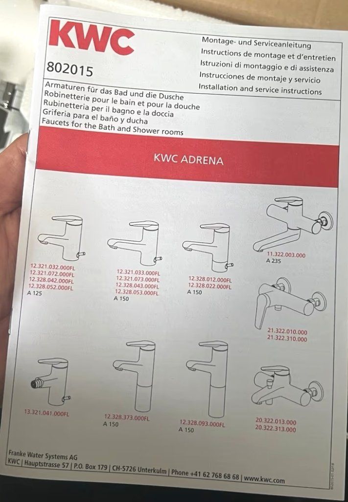 Kwc Rubinetteria: KWC Einhebelmischer - Bidet, NEU in OVP – Nuovo e nell'imballaggio originale da Ostermundigen venduto da Wiku 3