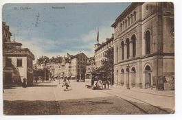 ST. GALLEN Theaterplatz - Strassenbahn, Tram
