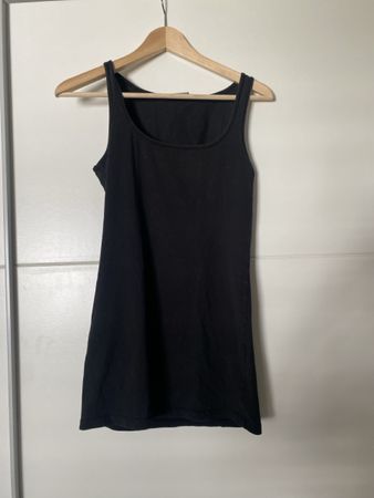 Damen Top Schwarz Grösse M