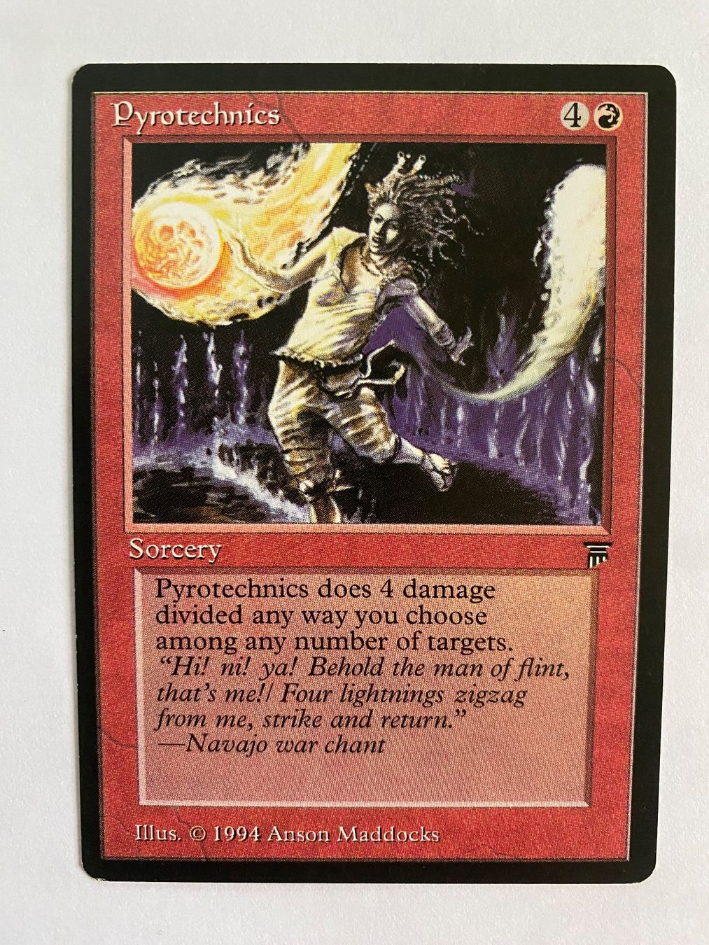 Magic The Gathering Sammelbilder & Trading cards: Pyrotechnics - Legends – Gebraucht aus Bonstetten von ddiederichs