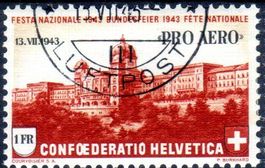 LUFTPOSTMARKE PRO AERO 1943 GESTEMPELT - UT15