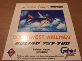 Boeing 737-700 Southwest Airlines  1:400 Gemini Jets 