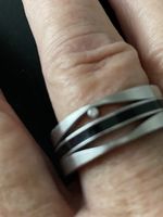 3 wunderschöne Edelstahlringe