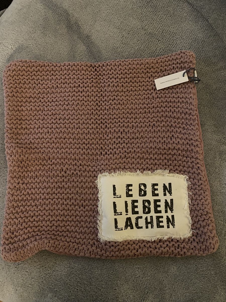 Biancheria da letto: Kissenhülle lila Impressionen NEU – Nuovo e nell'imballaggio originale da Schönenberg ZH venduto da Pfupfli1