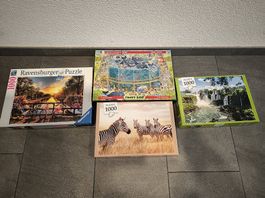Diverse 1000er Puzzles