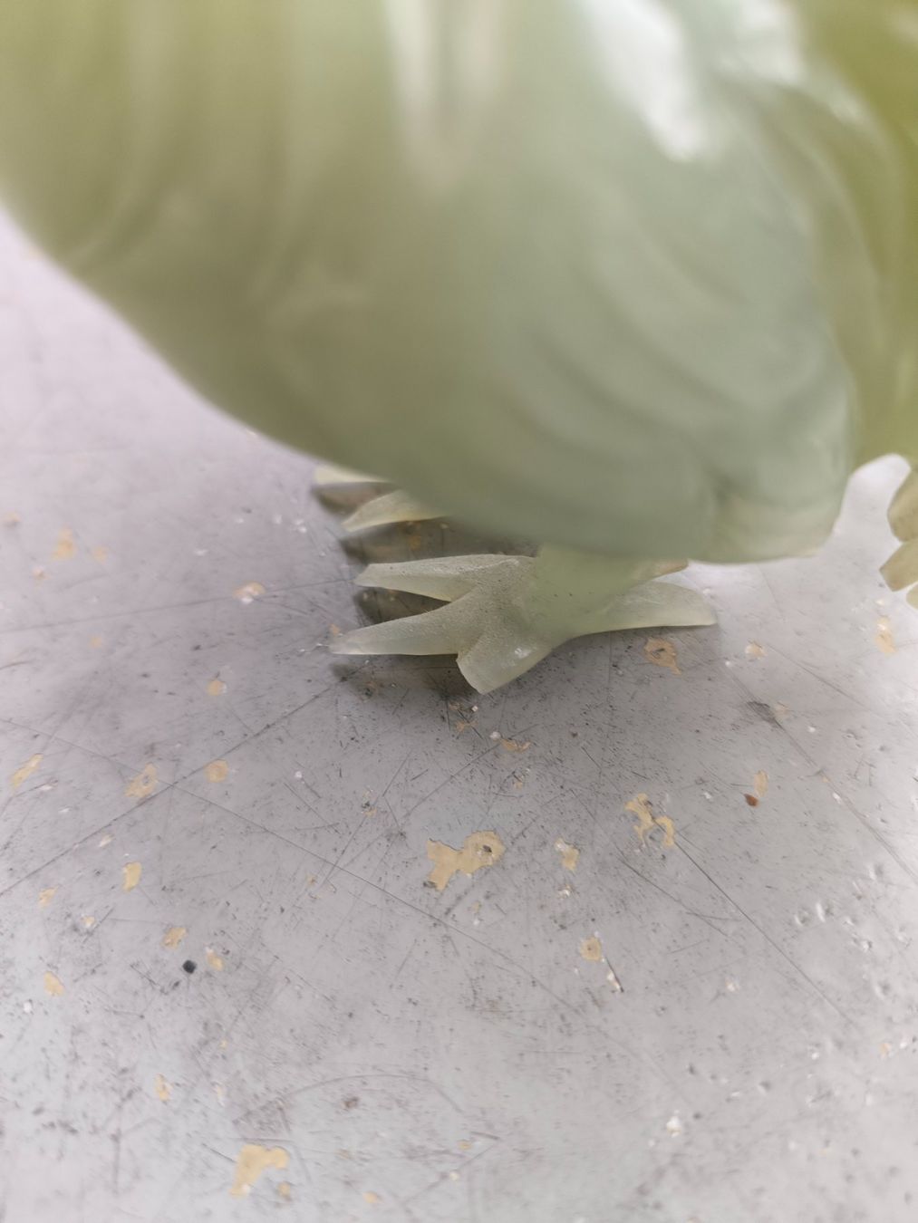 Statuette: Antike, handgeschnitzte Jade-Figur aus China – Usato da Zürich venduto da Decours 3