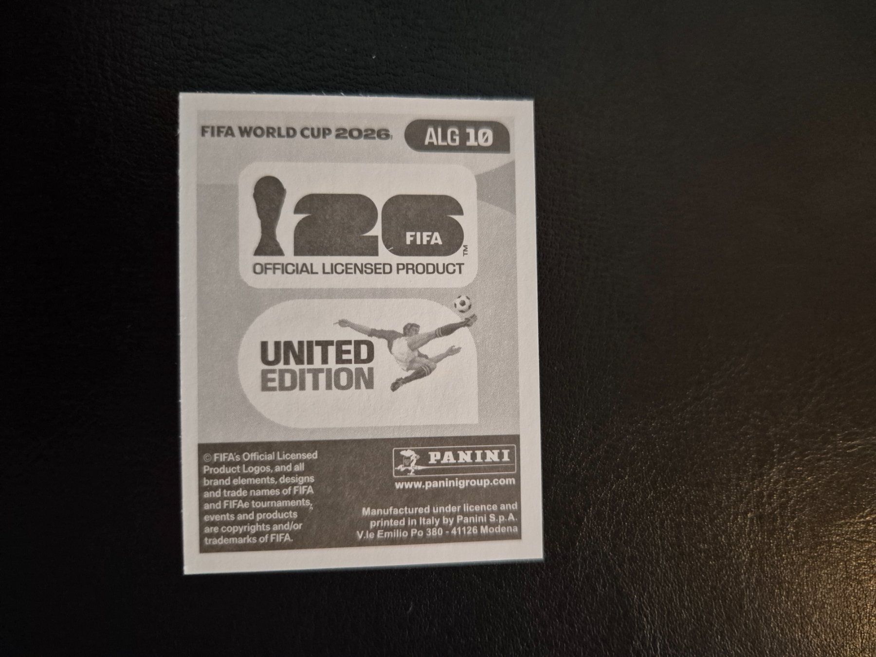 Panini Carte collezionabili: Panini WM 26 ALG 10 – Nuovo (secondo la descrizione) da Rorschacherberg venduto da AJ3108 1