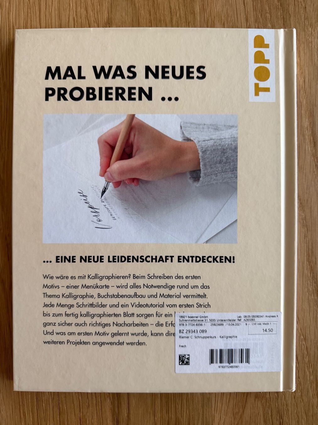 Libri: Schnupperkurs - Kalligraphie – Nuovo (secondo la descrizione) da Zollikon venduto da Svch 2