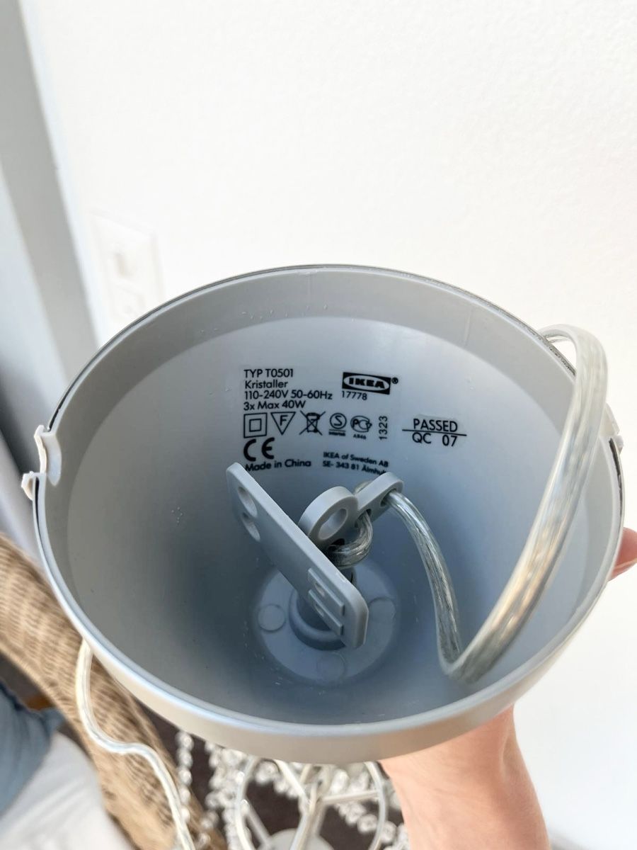 Ikea Kronleuchter & Deckenlampen: Lampe Kronleuchter "Kristaller" Ikea – Gebraucht aus Malters von  3