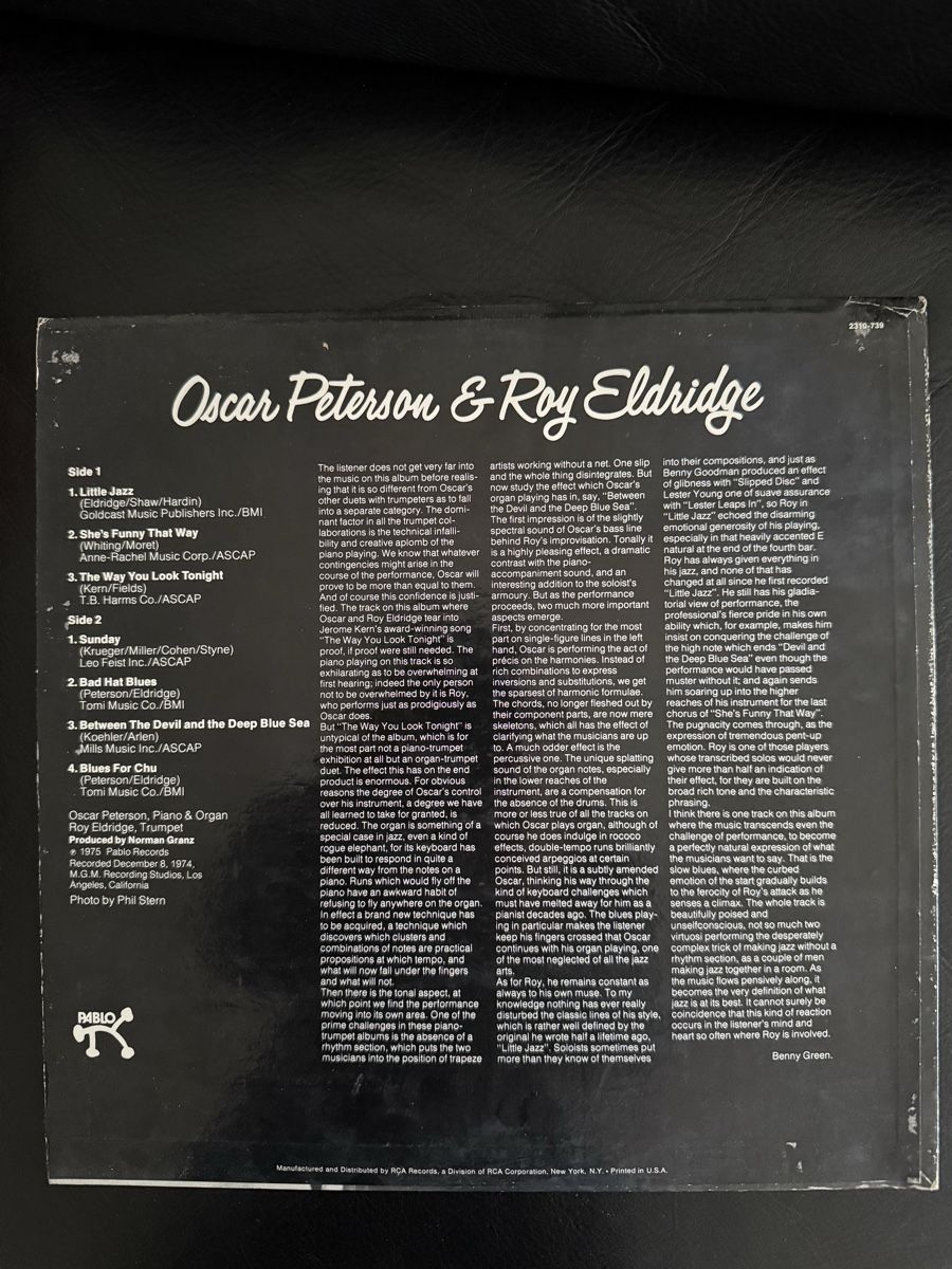 Dischi in vinile: Oscar Peterson & Roy Eldridge - LP - Jazz Schallplatte – Usato da Goldach venduto da Messerguru 1