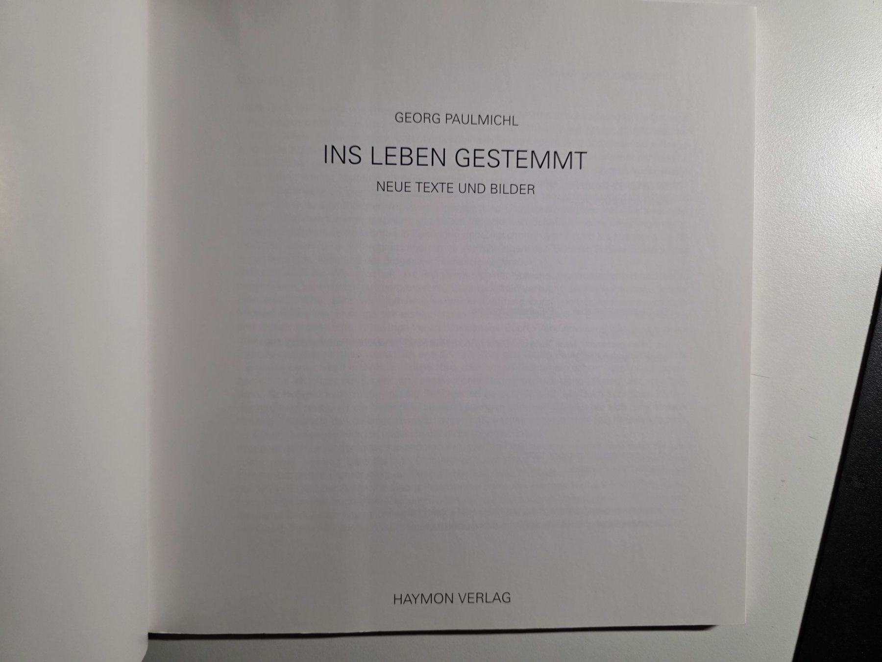 Libri: Georg Paulmichl - Ins Leben gestemmt - 2003 – Usato da Walterswil BE venduto da Lonitti 7