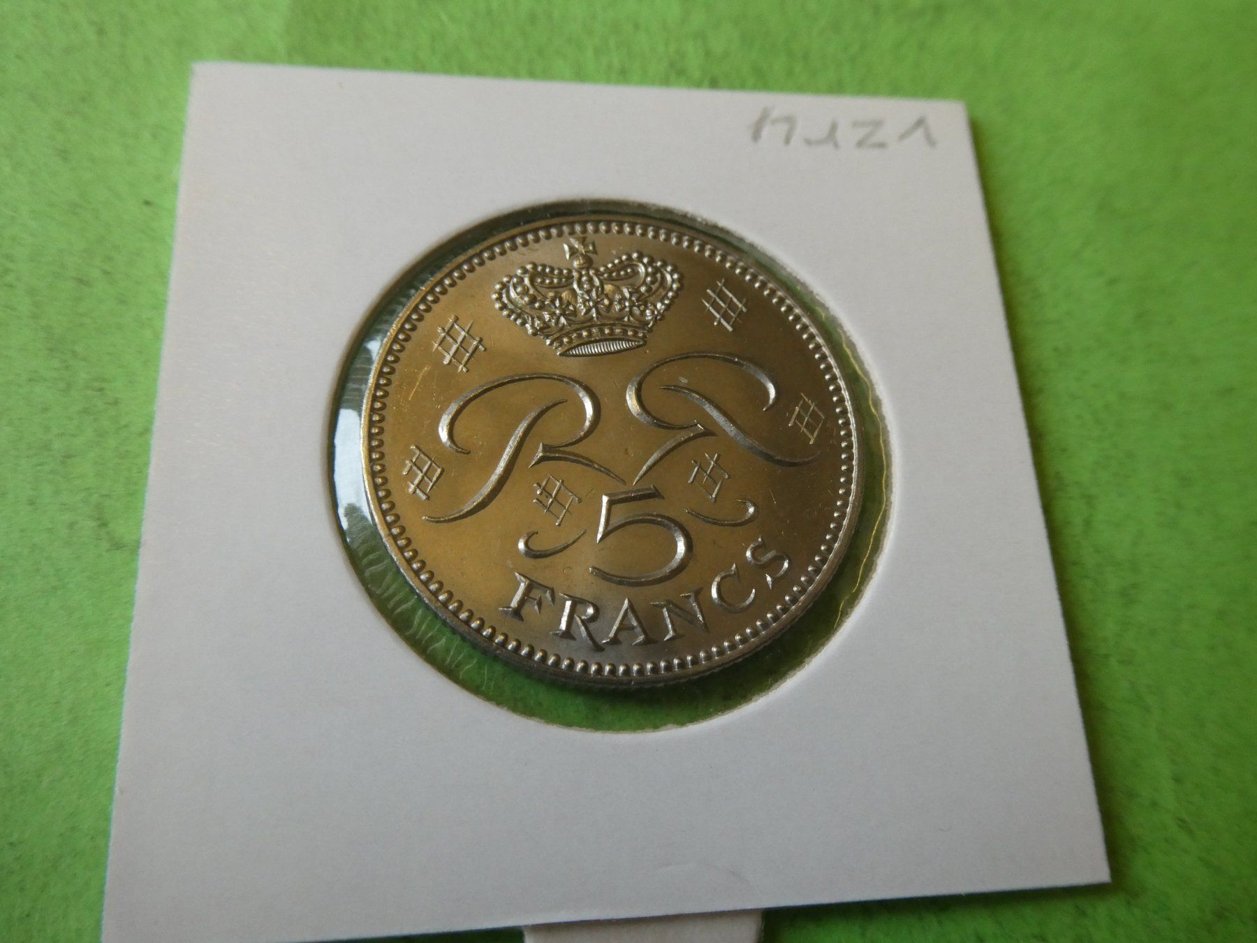 Tutti le monete: Monaco 1982, 5 Francs   stgl. – Usato da Hinterforst venduto da Rohusri 1