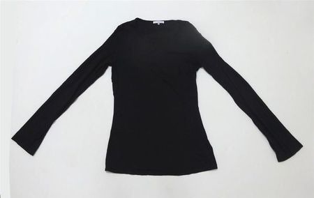 James Perse - Langarm Shirt - schwarz - Grösse 42