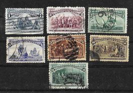 LOT USA aus SATZ 1893 CH. KOLUMBUS