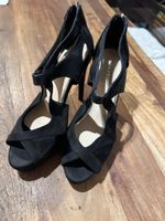 Schwarze Anna Field High Heels, Wildleder, Gr. 39, Top!