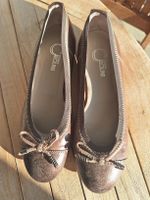 Ballerinas Donna Carolina Lederschuhe Gr. 38 Braun