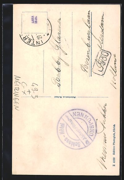 Cartoline postali: Meiringen, Reichenbachbahn, Station und  – Usato da Berlin venduto da bartko-reher 1