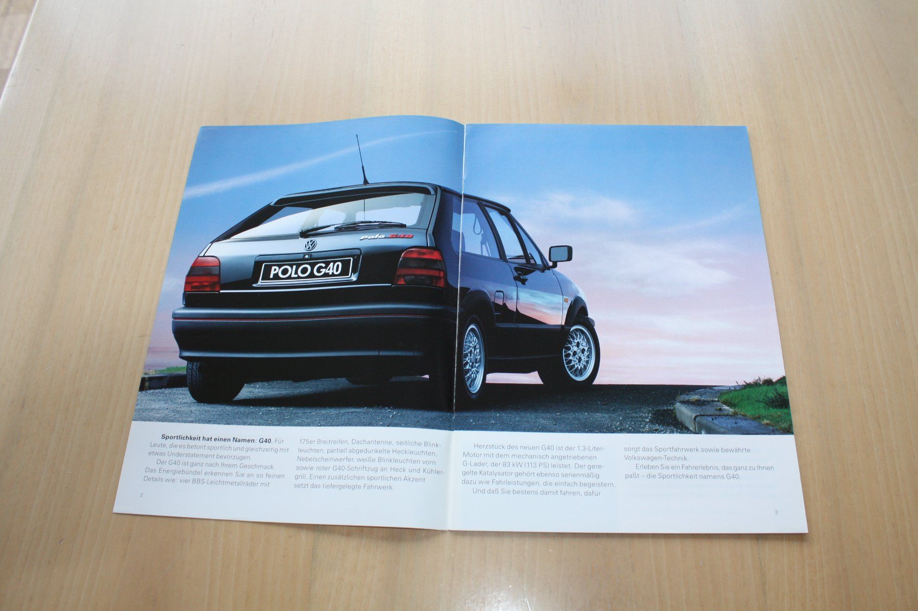 Documenti: VW Polo G40 Prospekt 1/1992 – Usato da Wikon venduto da erwin400 1