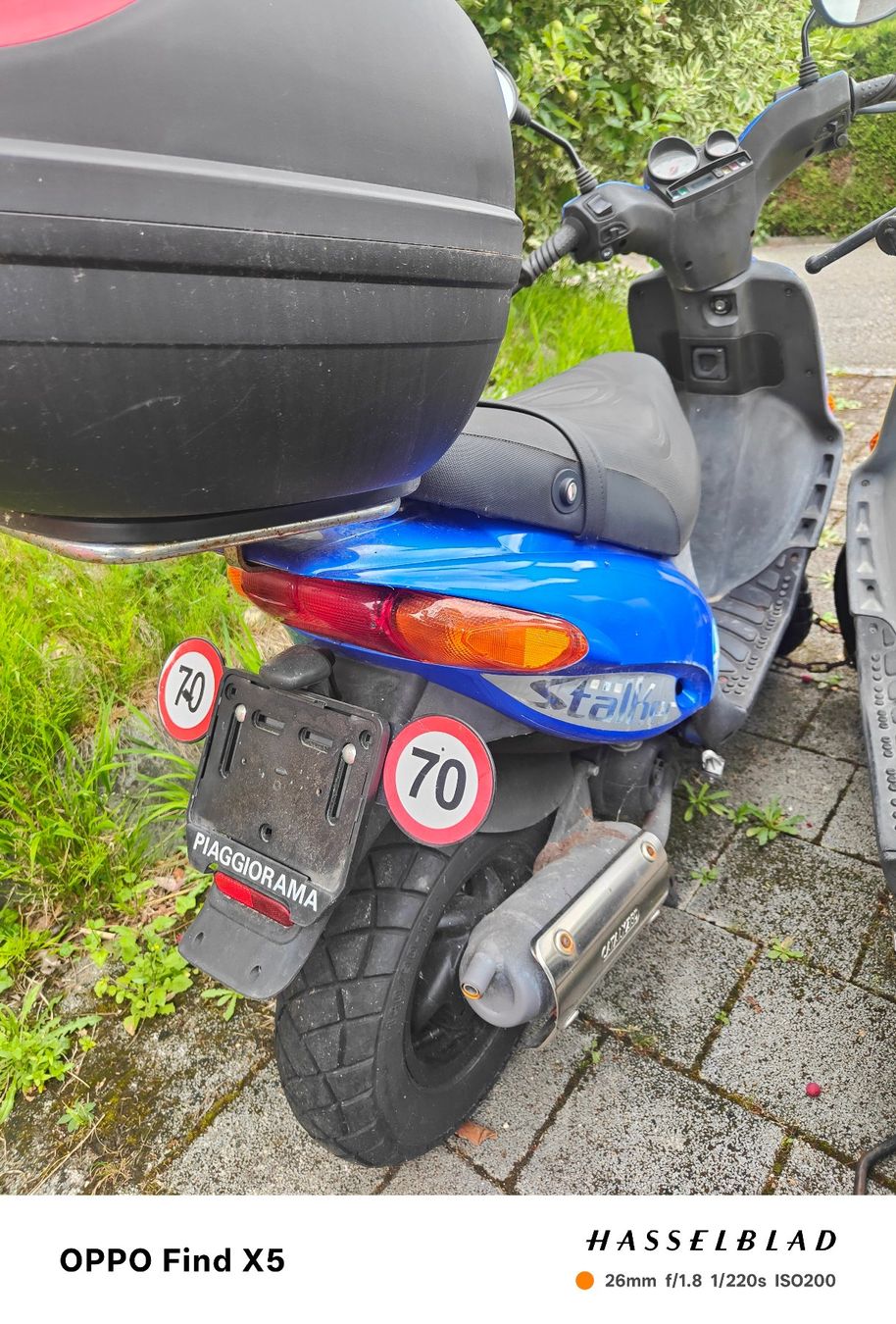 Gilera Scooter: Gilera Stalker, 49ccm, blau, JG 2004 – Usato da Pieterlen venduto da Wilhelm 2