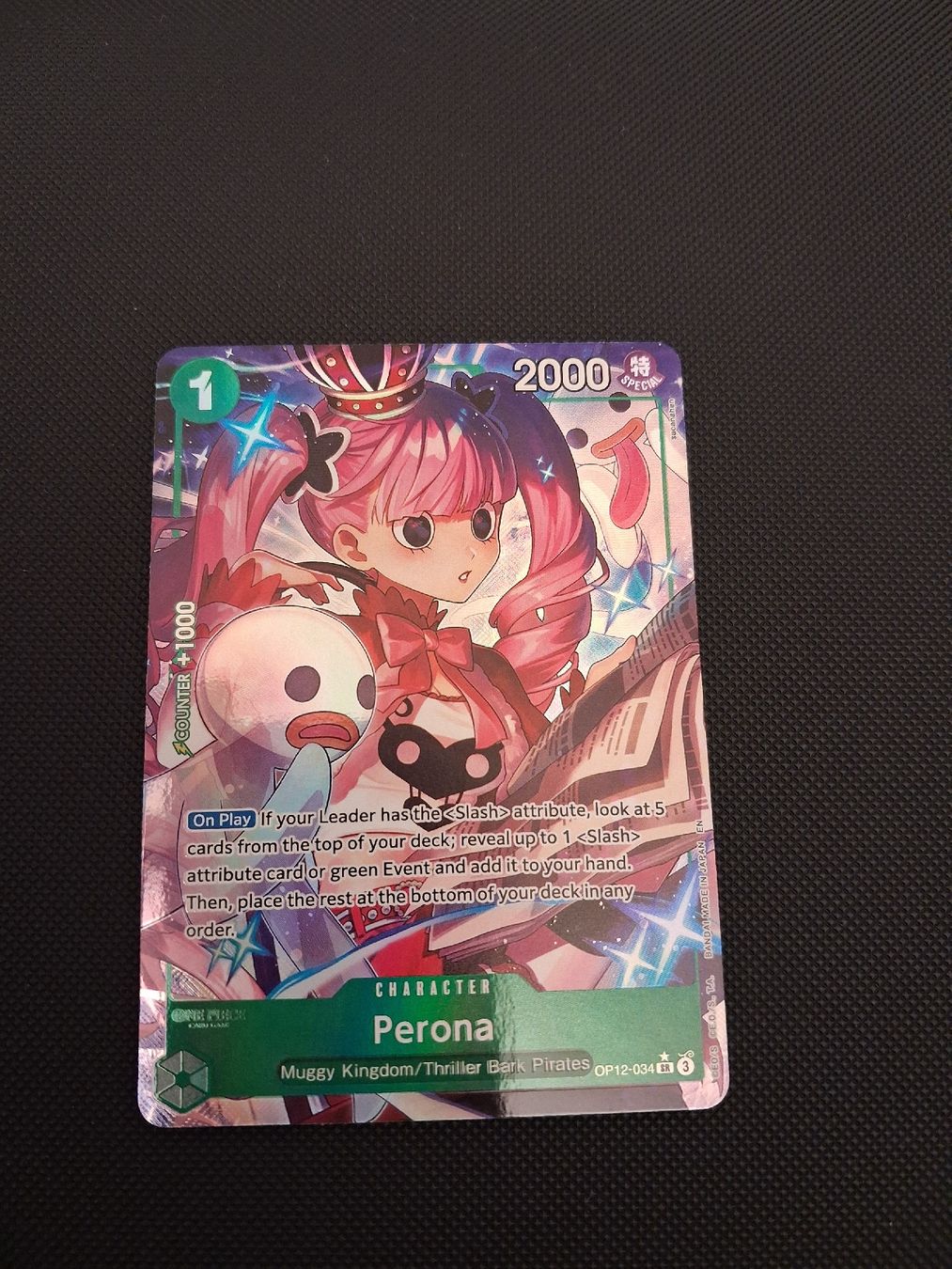 Bandai Carte collezionabili: Perona OP012-034 – Nuovo (secondo la descrizione) da Oftringen venduto da chi_2872