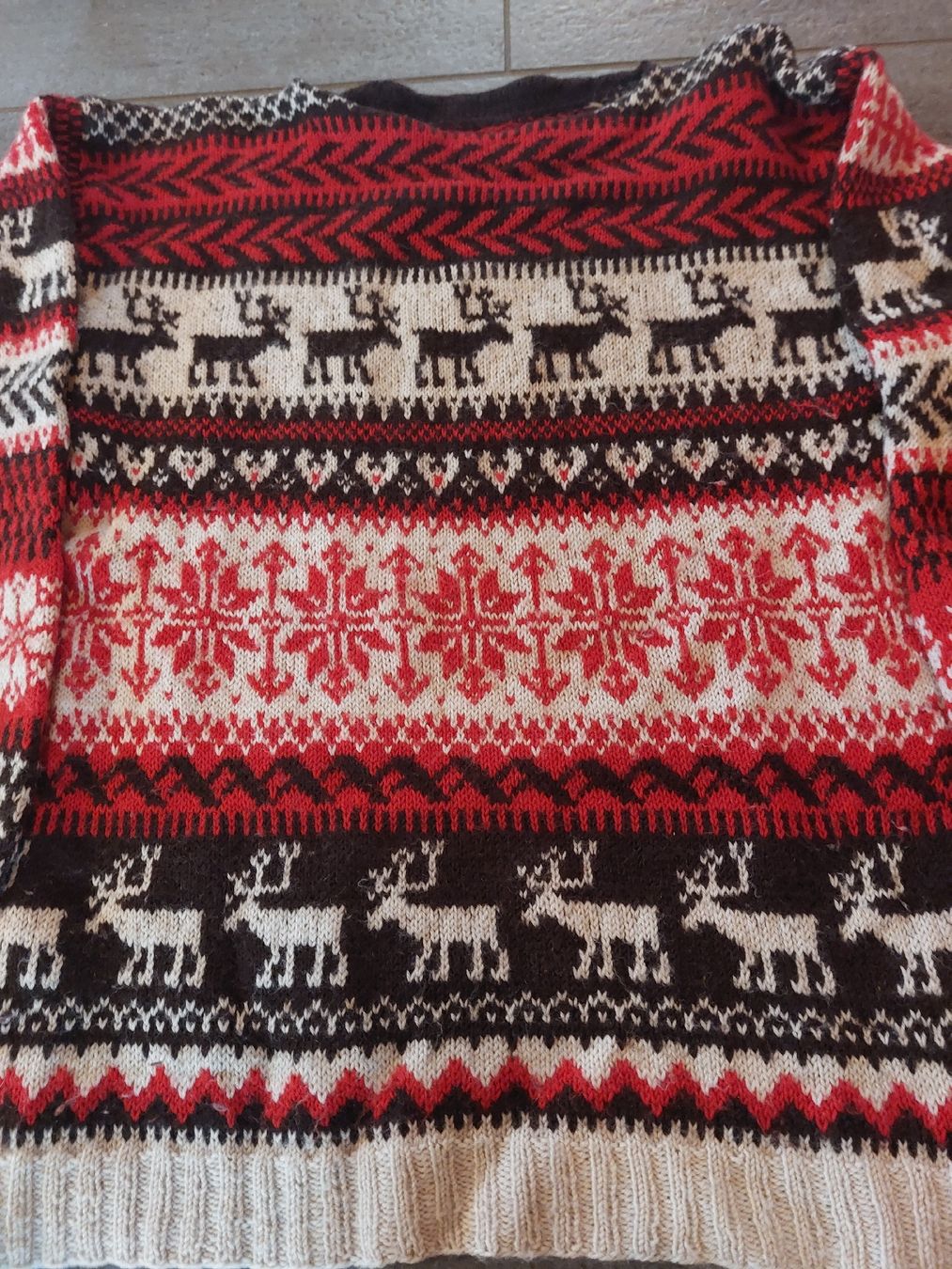 Maglioni & Felpe: Winterlicher Norwegerpullover mit Rentieren Gr. M – Usato da Summaprada venduto da nora014 2