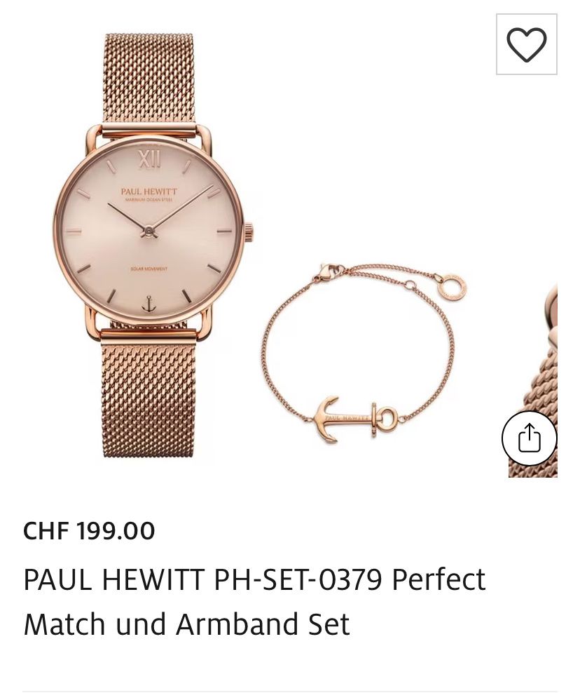 Paul Hewitt Orologi: Paul Hewitt Uhr und Armband Set – Nuovo (secondo la descrizione) da Niederlenz venduto da chi_ie_007 5