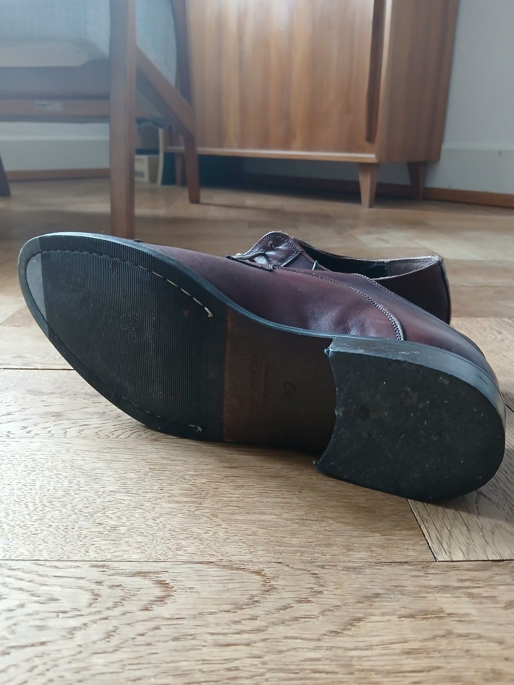 Scarpe da uomo: Herren Leder Shuhe Gr. 42 – Usato da Basel venduto da Bingelito 3