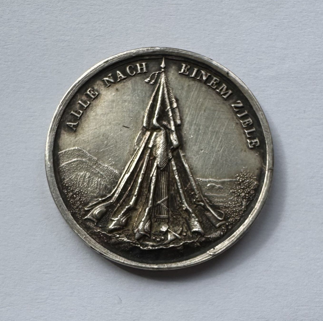 Medaillen: 1830 Schützenmedaille Bern Silber – Gebraucht aus Kirchberg SG von Z-Collection 2