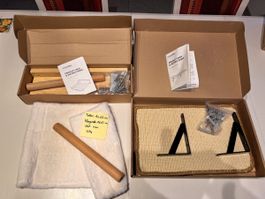 Fukumaru Wand-Katzenregal und Hängematte Set
