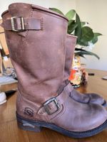 Sendra Leather Biker Boots Size 39