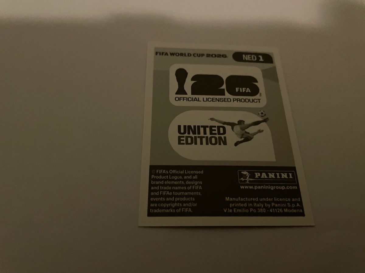 Panini Carte collezionabili: FIFA WM 2026 Niederlande NED 1 – Nuovo (secondo la descrizione) da Winterthur venduto da Cobraforce 1