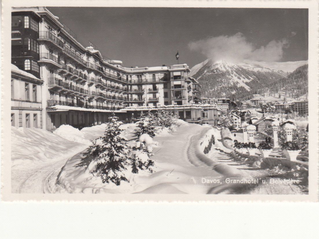 Ansichtskarten: Davos ca. 1940 – Gebraucht aus Bürglen TG von StampGraf