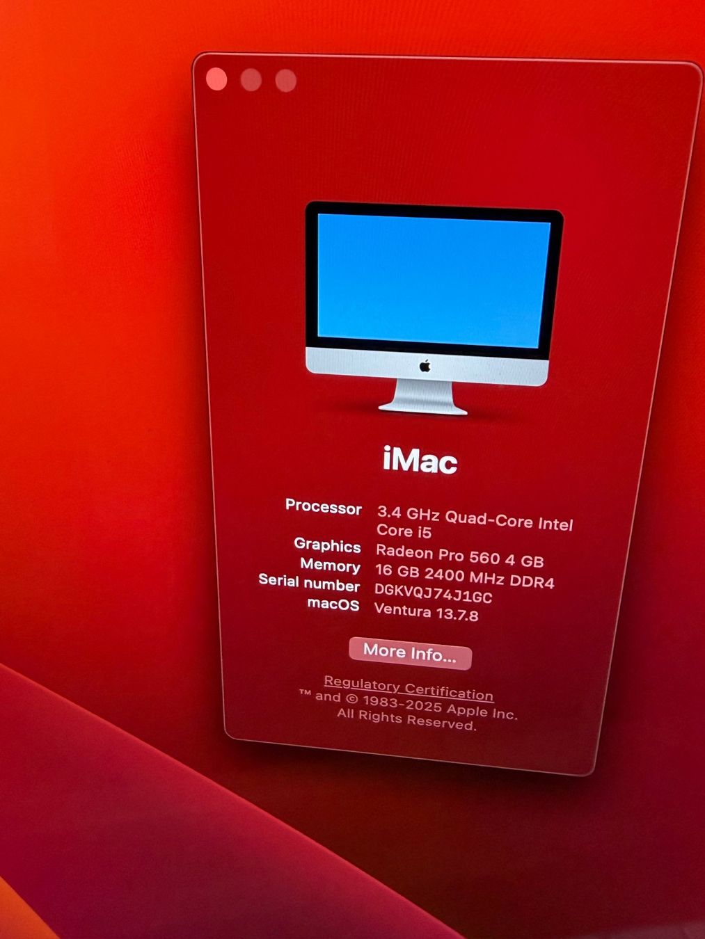 Apple PCs: Apple iMac 21.5" 2017 – Gebraucht aus Zürich von tes_bnf2 3