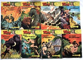8x TIBOR-Hefte - HELD DES DSCHUNGELS - Nr.40-42/45-49