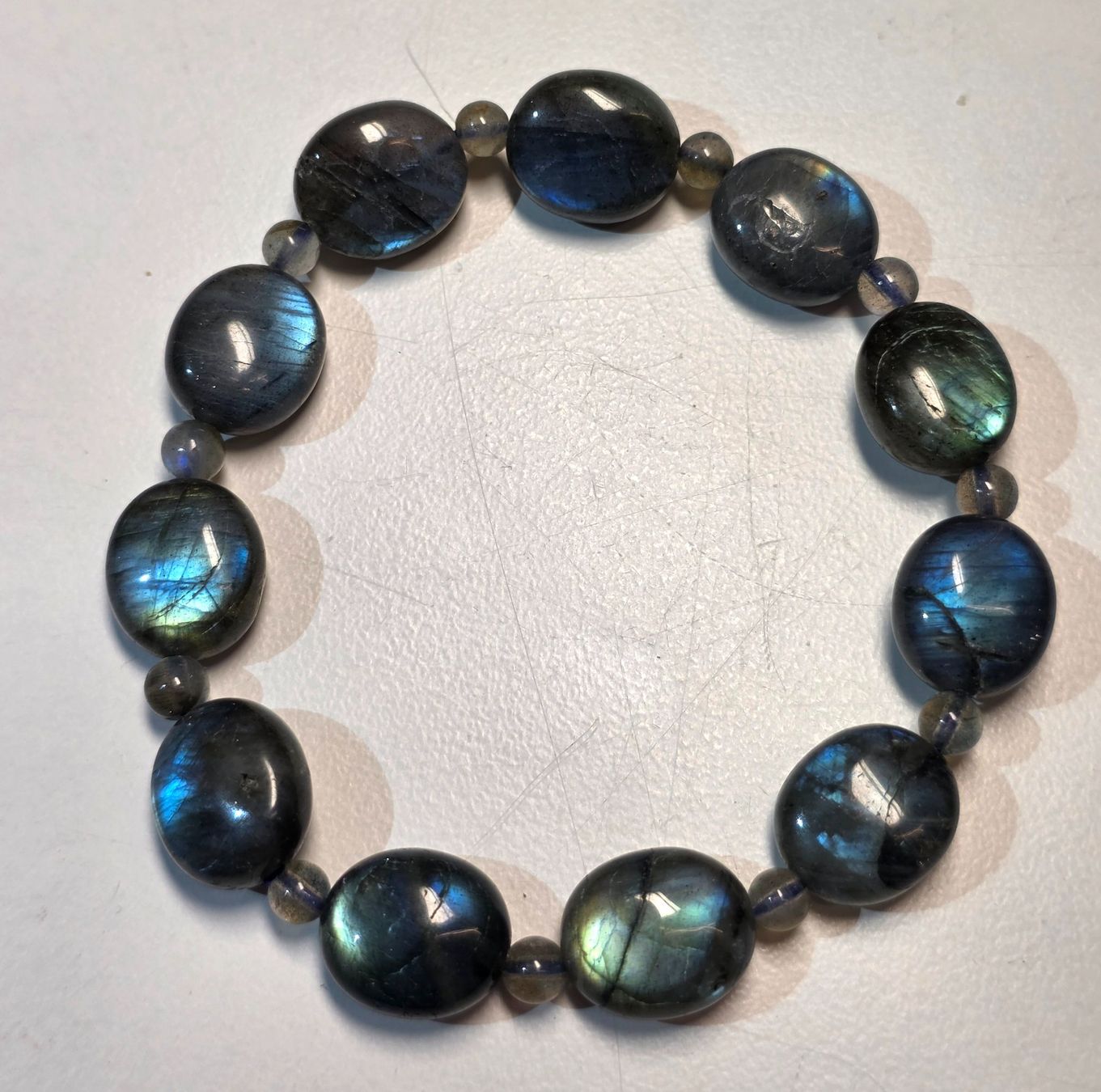 Minerali & Pietre curative: Labradorit Armband A – Nuovo e nell'imballaggio originale da Matzingen venduto da Shay_Crystalz