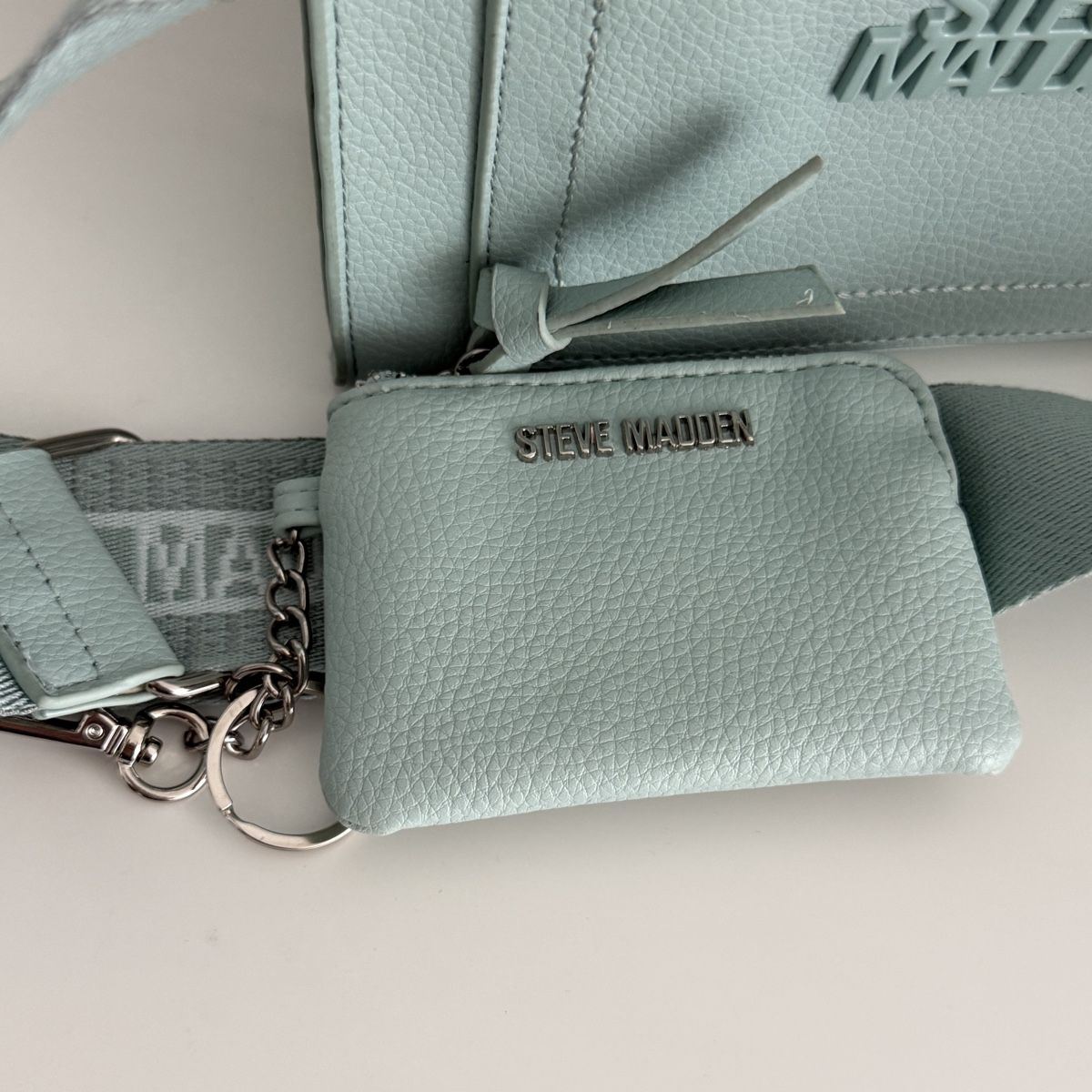 Steve Madden Taschen für Damen: Steve Madden Blivonia Tasche hellblau  – Gebraucht aus Liestal von kurz.weilig 1
