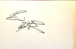 Billy Warlock 1961- Autogramm signiert Karte 14x21cm