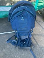 Kindertrage Deuter Kid Comfort Pro blau guter Zustand