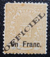 Luxemburg Dienst. Kat. 17 I * 1875 sign. Kat. 90 Euro